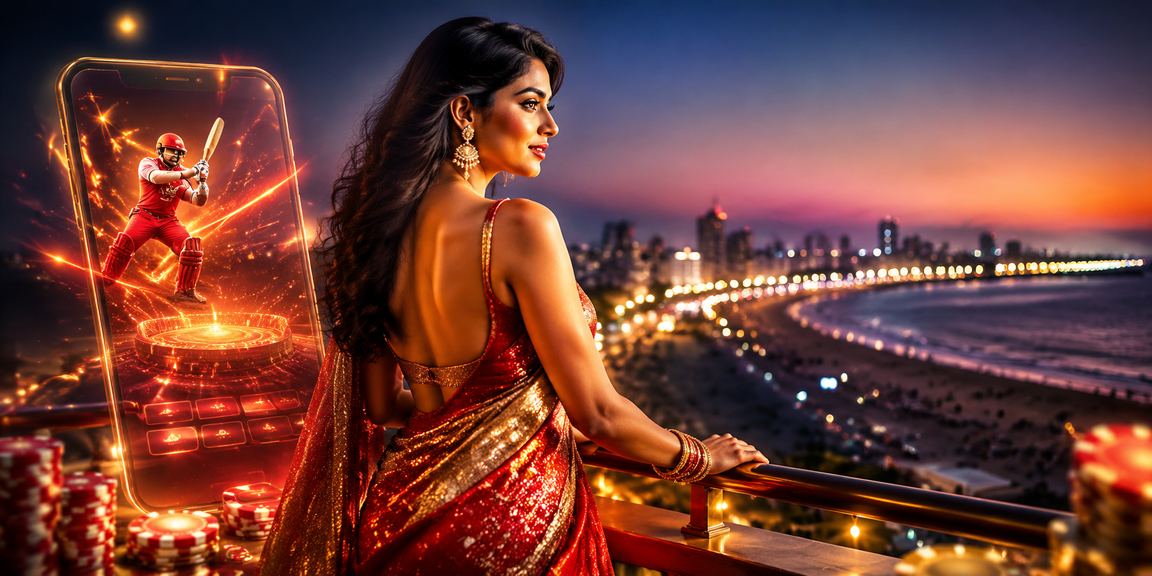 Festive cricket IPL promotions with red gold theme in Chennai